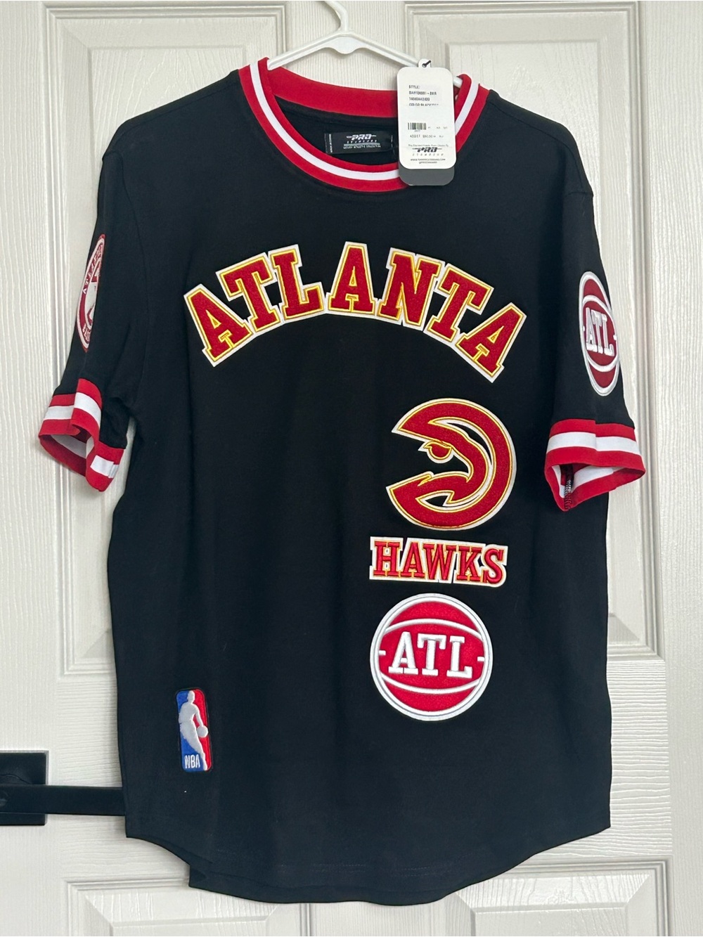 Atlanta Hawks Black Short Sleeve Tee - Official Merch